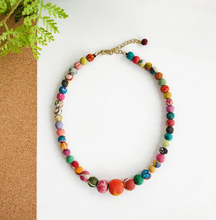 Load image into Gallery viewer, Kantha Graduated Necklace