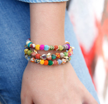 Load image into Gallery viewer, Kantha Pom Pom Bracelet