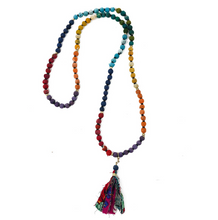 Load image into Gallery viewer, Chakra Tassel Necklace / Bracelet