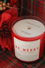 Load image into Gallery viewer, Be Merry Candle
