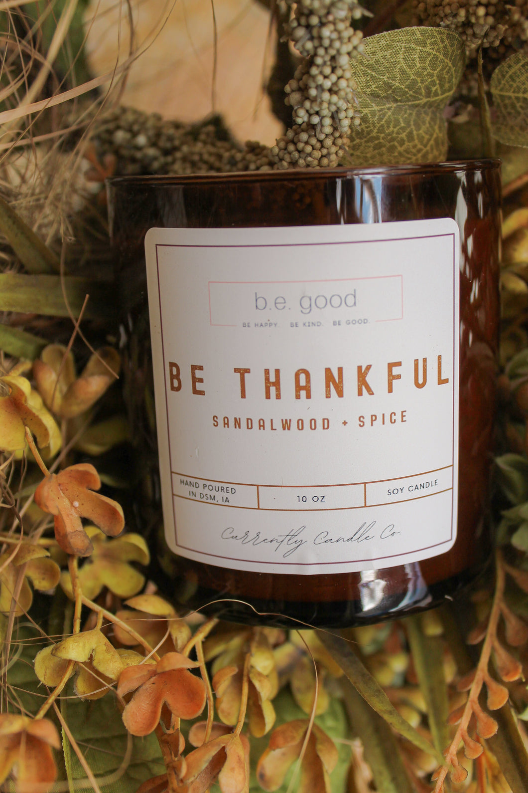 Be Thankful Candle