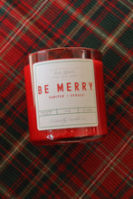 Load image into Gallery viewer, Be Merry Candle
