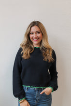 Load image into Gallery viewer, Evergreen Edge Knit Sweater
