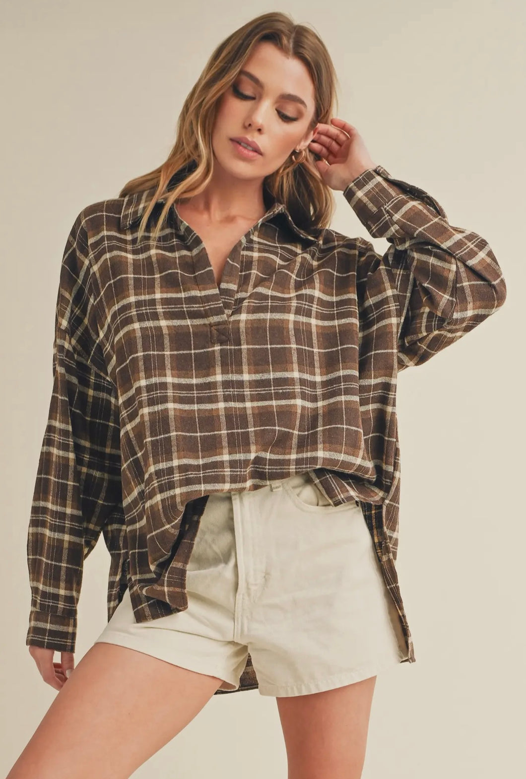 The Harvest Plaid Top