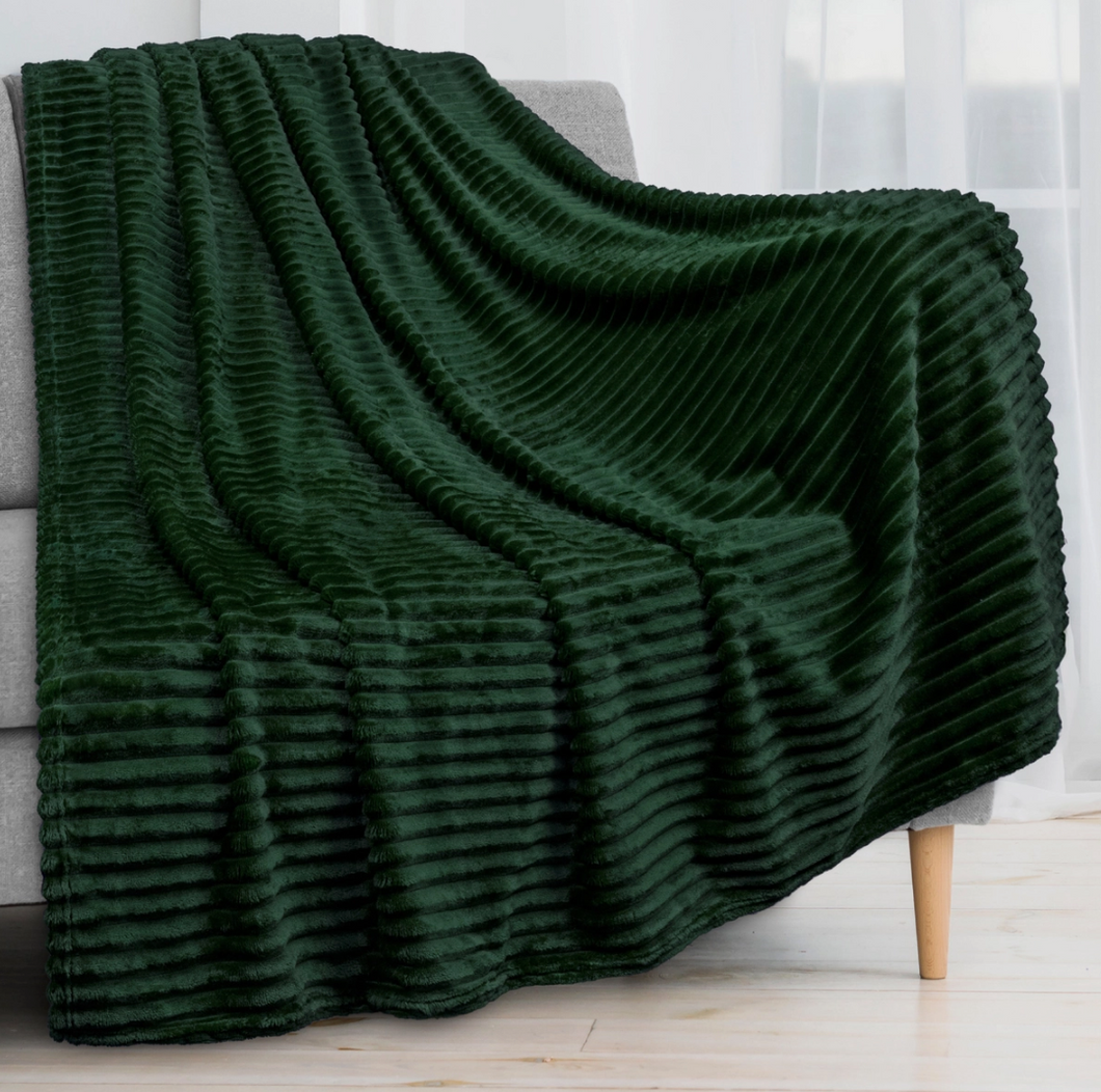 Emerald Green Throw Blanket