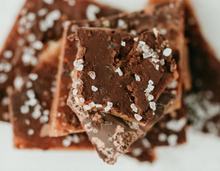 Load image into Gallery viewer, Dark Chocolate Sea Salt Toffee
