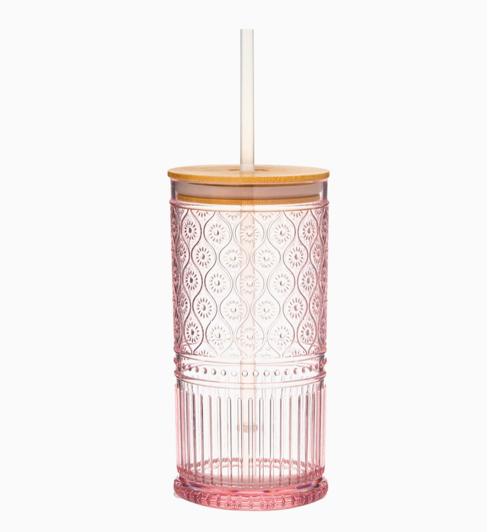 Claro Acrylic Pink Sipper