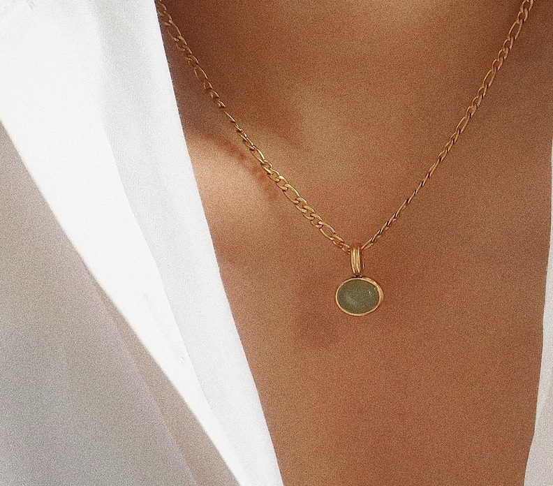 Winslow Green Stone Necklace