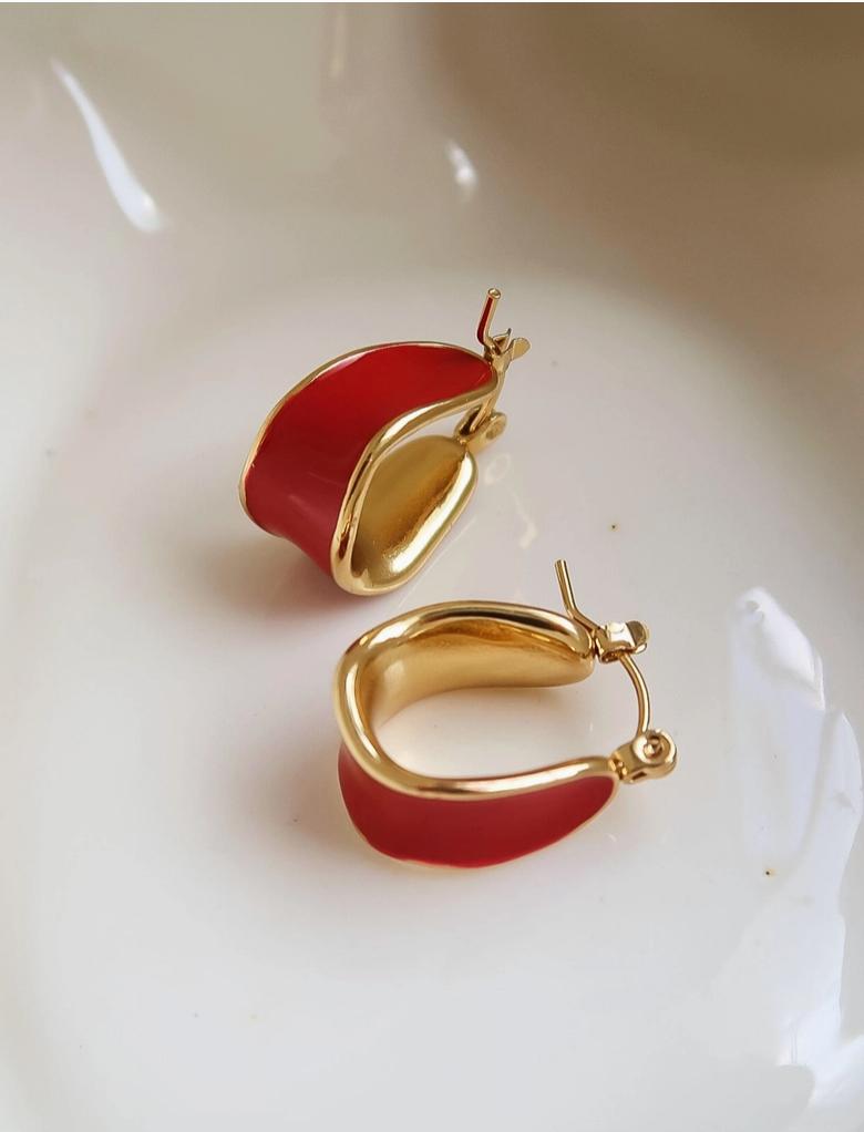 Candide 18K Gold Non-Tarnish Classic Hoop Earring