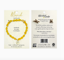 Load image into Gallery viewer, Birth Flower Bracelet
