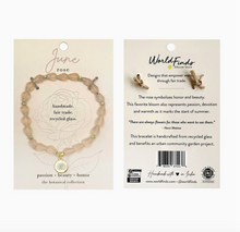 Load image into Gallery viewer, Birth Flower Bracelet
