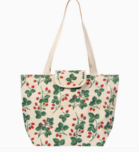 Load image into Gallery viewer, Berry Bramble Folding Insulated Tote
