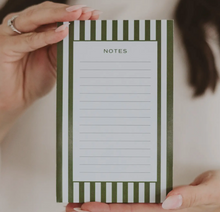 Load image into Gallery viewer, Striped Notepad
