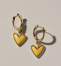 Load image into Gallery viewer, Sweetheart Huggie Earrings
