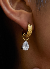 Load image into Gallery viewer, Saffron Teardrop Mismatch Earring
