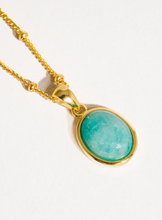 Load image into Gallery viewer, Caillou 18K Gold Natural Stone Necklace
