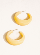 Load image into Gallery viewer, Ines Resin Hoop Earrings
