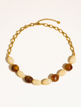 Load image into Gallery viewer, Palm 18K Gold Non-Tarnish Beaded Chain Necklace
