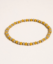 Load image into Gallery viewer, Perlisse 18K Gold Non-Tarnish Two Tone Beaded Bracelet
