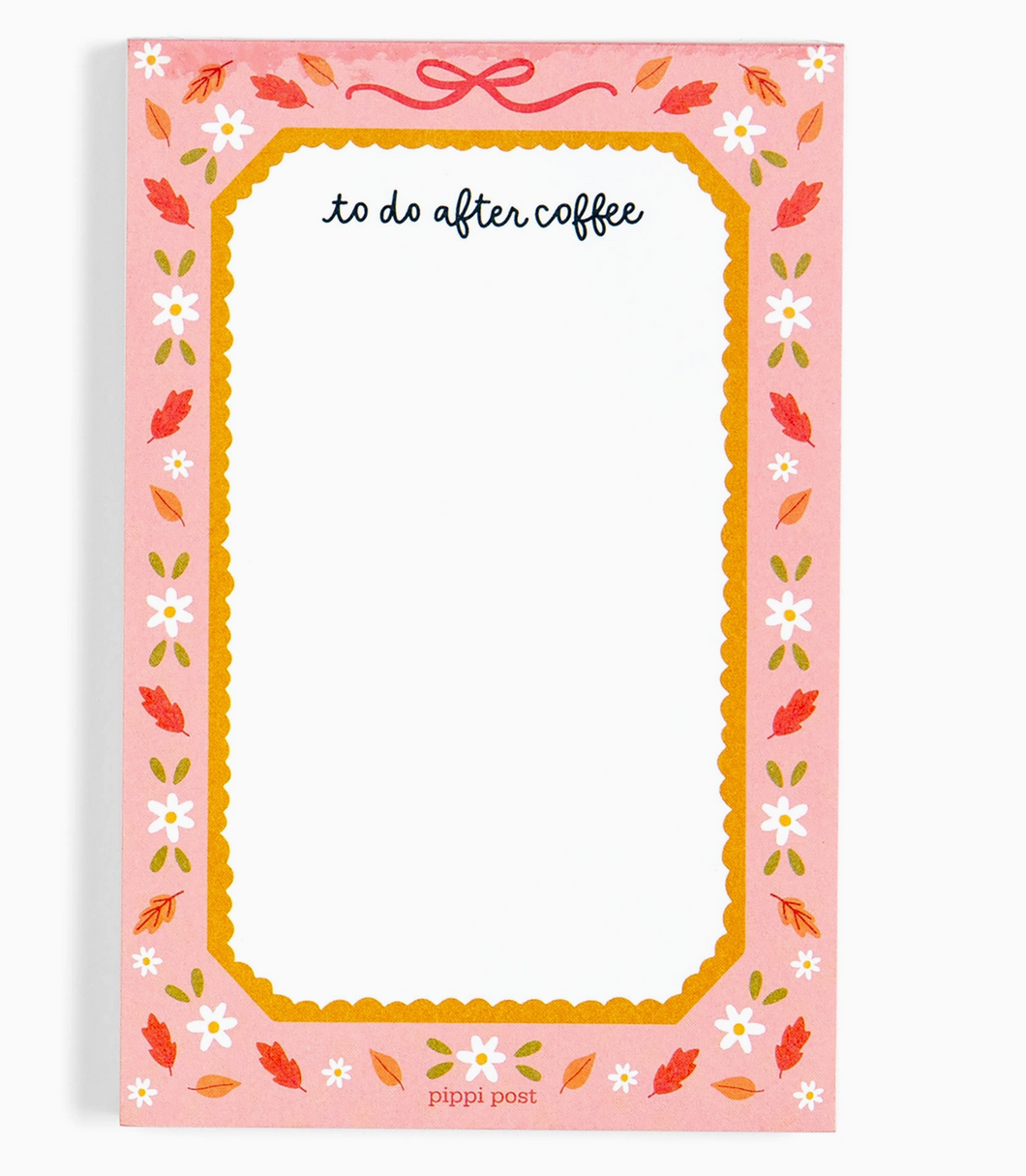 To Do After Coffee Notepad