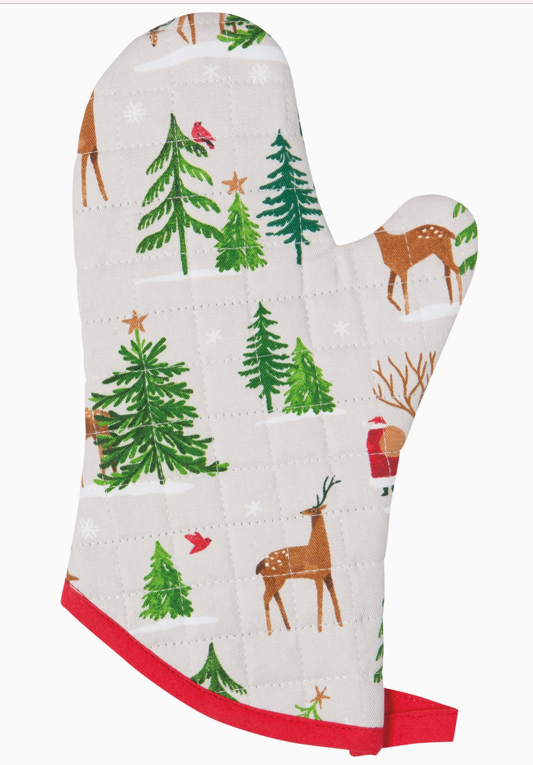 Santas Reindeer Oven Mitt