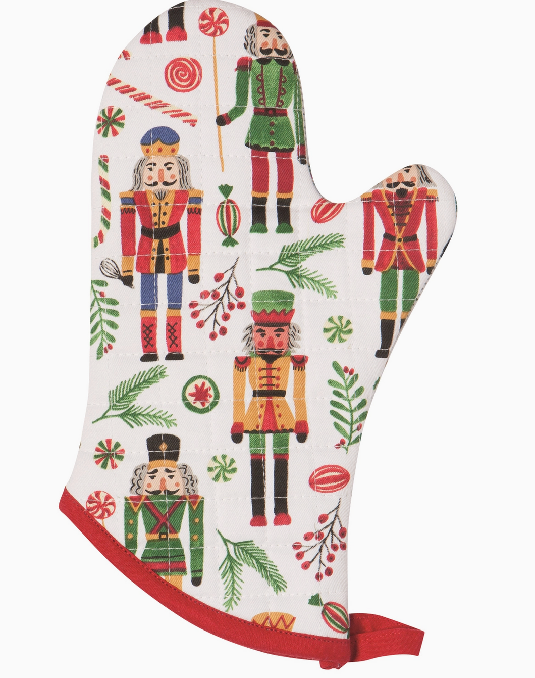 Nutcracker Christmas Oven Mitt
