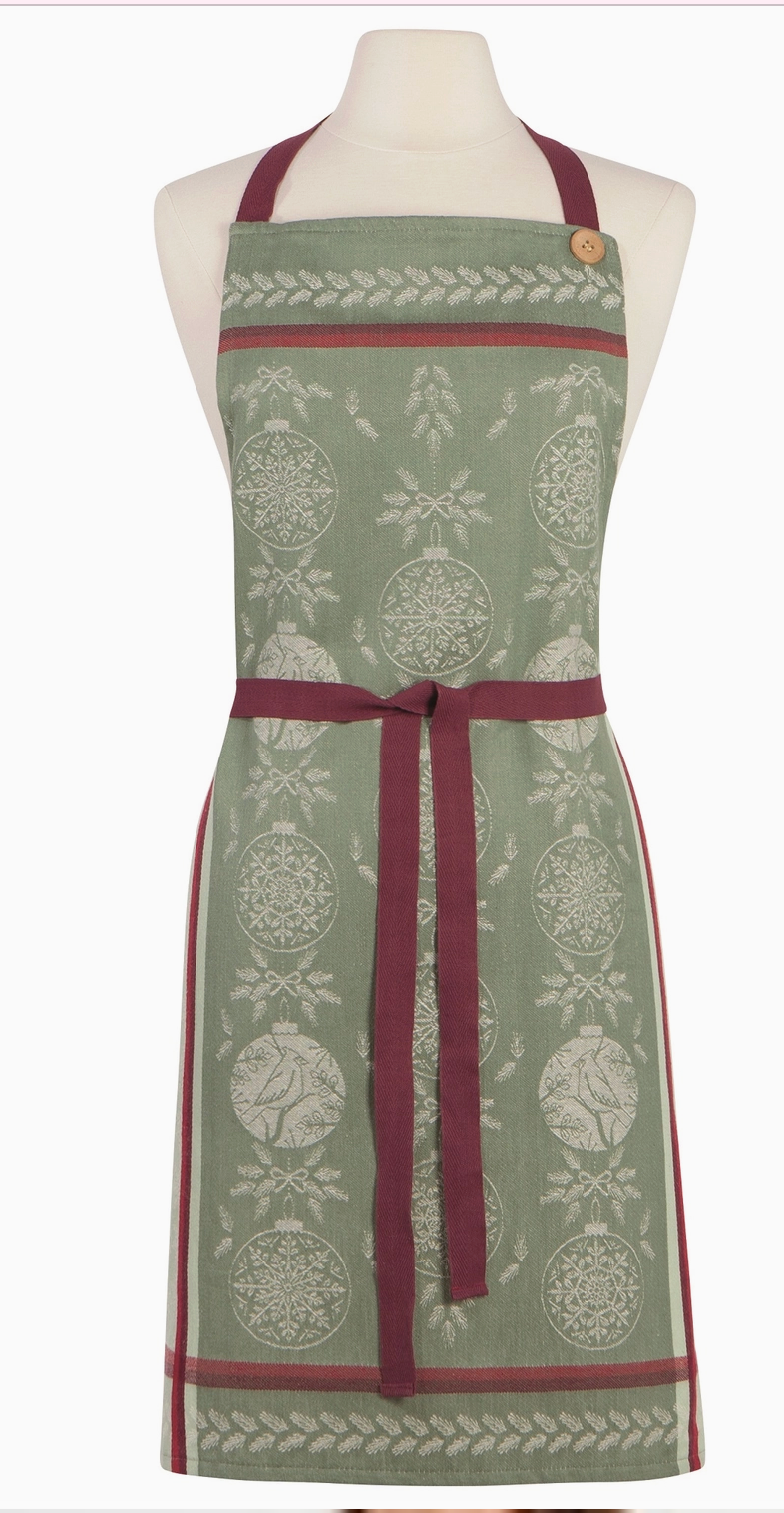 Good Tidings Christmas Jacquard Apron