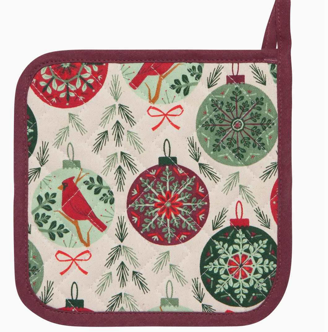 Good Tidings Christmas Chef Potholder