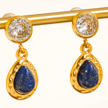 Load image into Gallery viewer, Lazuli Lapis Earrings
