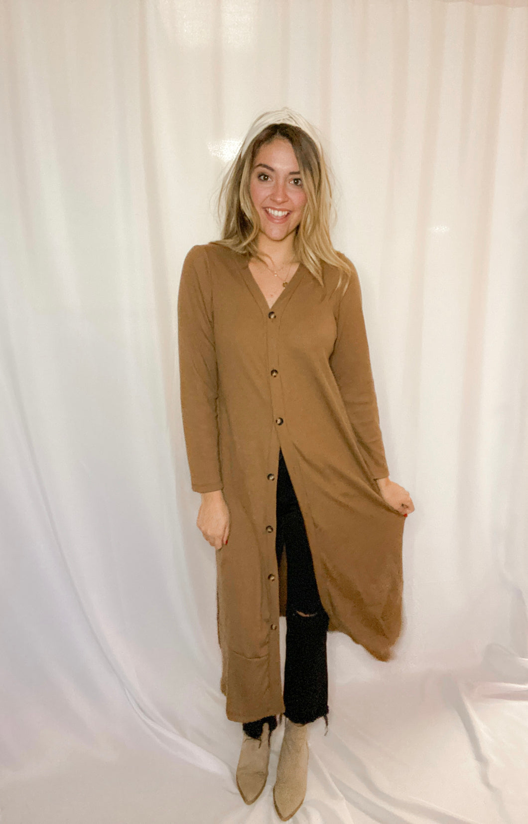 The Fawn Duster Cardigan