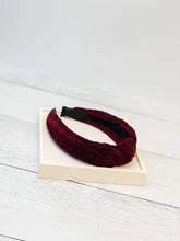 Load image into Gallery viewer, Top Knot Velvet Headband
