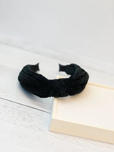 Load image into Gallery viewer, Top Knot Velvet Headband
